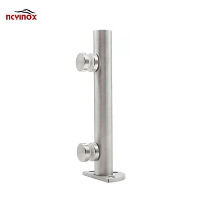 Spigot tal-ħġieġ taċ-ċint tal-pool tal-azzar li ma jsaddadx għat-twaħħil tar-rack tal-ħġieġ